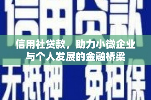 曾都信用社贷款，助力小微企业与个人发展的金融桥梁