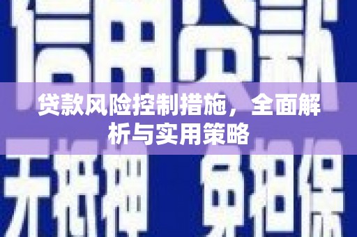 曾都贷款风险控制措施，全面解析与实用策略