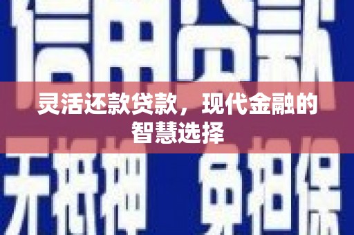 曾都灵活还款贷款，现代金融的智慧选择