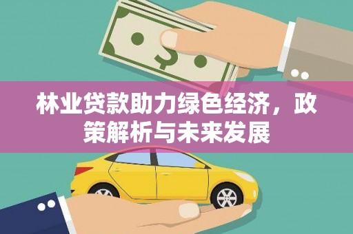 曾都林业贷款助力绿色经济，政策解析与未来发展