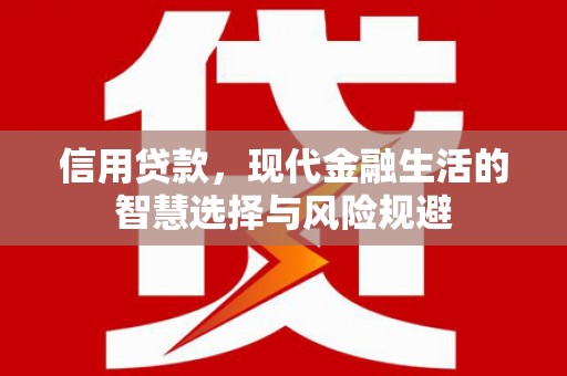 曾都信用贷款，现代金融生活的智慧选择与风险规避