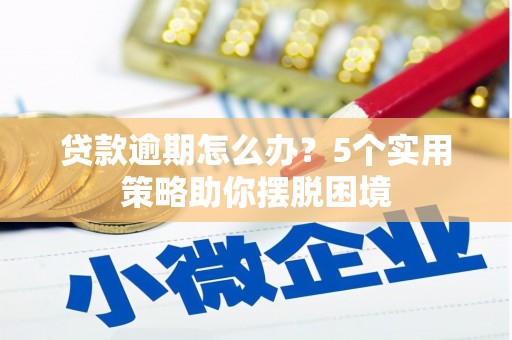 曾都贷款逾期怎么办？5个实用策略助你摆脱困境