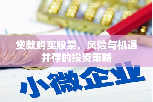 曾都贷款购买股票，风险与机遇并存的投资策略