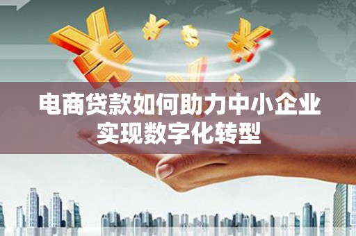 曾都电商贷款如何助力中小企业实现数字化转型