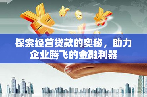曾都探索经营贷款的奥秘，助力企业腾飞的金融利器