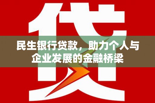 曾都民生银行贷款，助力个人与企业发展的金融桥梁