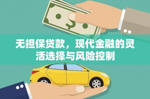 曾都无担保贷款，现代金融的灵活选择与风险控制
