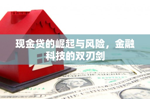 曾都现金贷的崛起与风险，金融科技的双刃剑