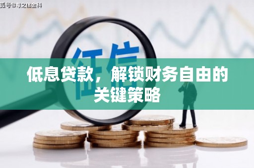 曾都低息贷款，解锁财务自由的关键策略