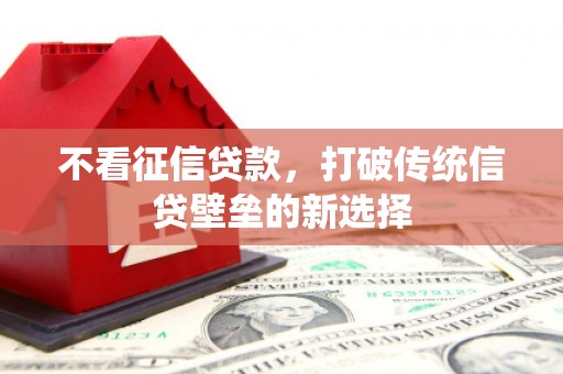 曾都不看征信贷款，打破传统信贷壁垒的新选择