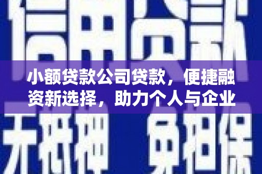 曾都小额贷款公司贷款，便捷融资新选择，助力个人与企业成长