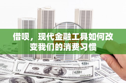 曾都借呗，现代金融工具如何改变我们的消费习惯