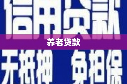 曾都养老贷款