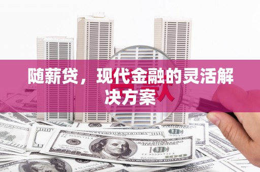曾都随薪贷，现代金融的灵活解决方案