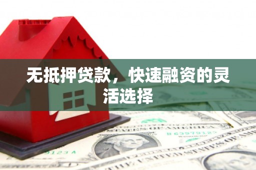 曾都无抵押贷款，快速融资的灵活选择