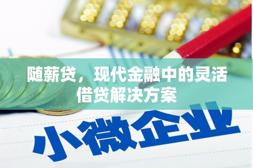 曾都随薪贷，现代金融中的灵活借贷解决方案