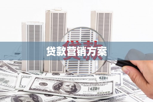曾都贷款营销方案