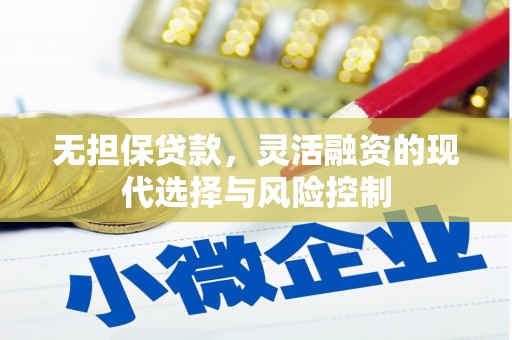 曾都无担保贷款，灵活融资的现代选择与风险控制