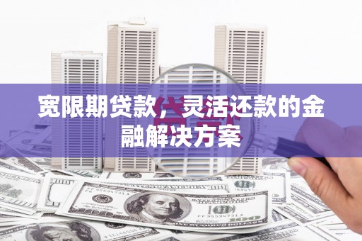 曾都宽限期贷款，灵活还款的金融解决方案