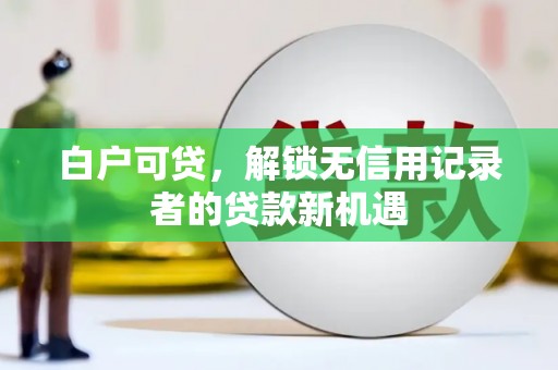 曾都白户可贷，解锁无信用记录者的贷款新机遇