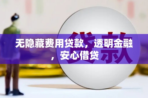 曾都无隐藏费用贷款，透明金融，安心借贷