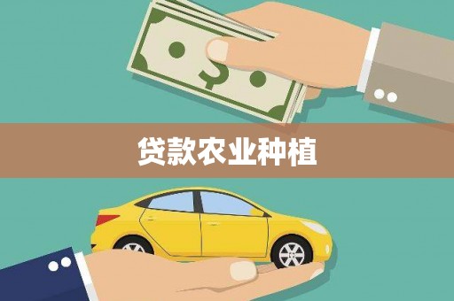 曾都贷款农业种植