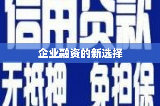 曾都企业融资的新选择