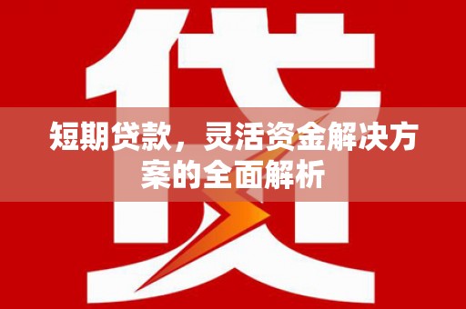 曾都短期贷款，灵活资金解决方案的全面解析