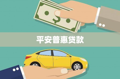 曾都平安普惠贷款