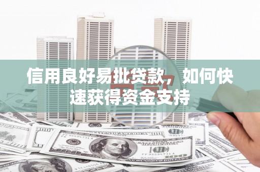 曾都信用良好易批贷款，如何快速获得资金支持