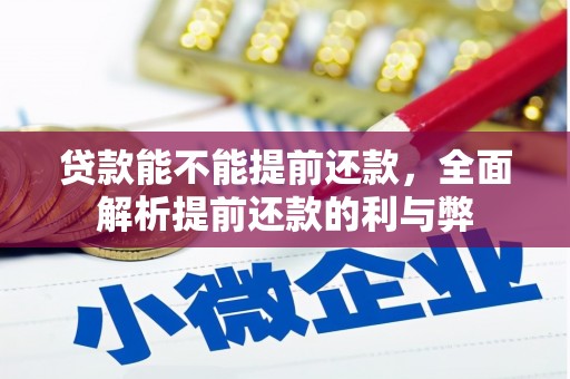 曾都贷款能不能提前还款，全面解析提前还款的利与弊