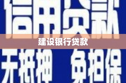 曾都建设银行贷款