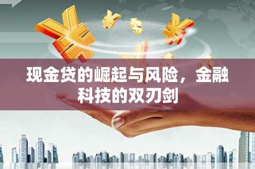 曾都现金贷的崛起与风险，金融科技的双刃剑