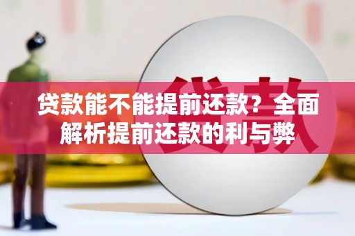 曾都贷款能不能提前还款？全面解析提前还款的利与弊