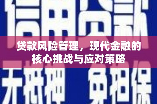 曾都贷款风险管理，现代金融的核心挑战与应对策略