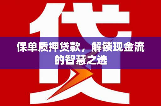 曾都保单质押贷款，解锁现金流的智慧之选