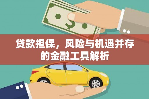 曾都贷款担保，风险与机遇并存的金融工具解析