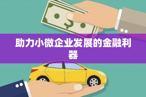 曾都助力小微企业发展的金融利器