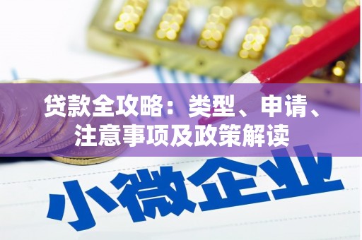 曾都贷款全攻略：类型、申请、注意事项及政策解读