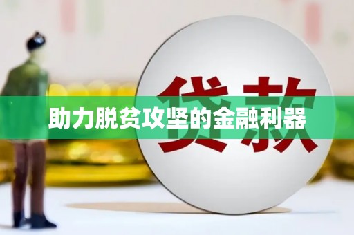 曾都助力脱贫攻坚的金融利器