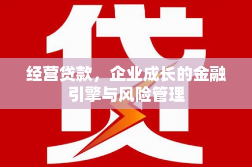 曾都经营贷款，企业成长的金融引擎与风险管理
