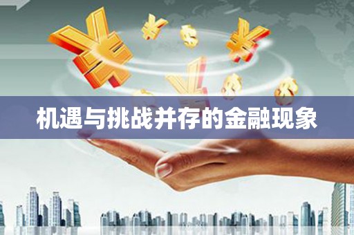 曾都机遇与挑战并存的金融现象
